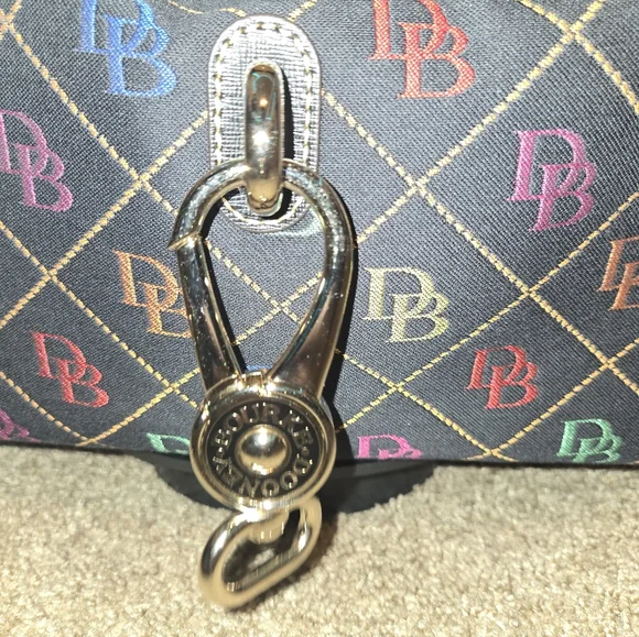 Dooney & Bourke Rainbow Canvas Shoulder Bag - Picture 4 of 14